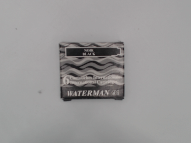 Cartouches d'encre Waterman - Format standard international petit - Noir intense - Pour stylo plume