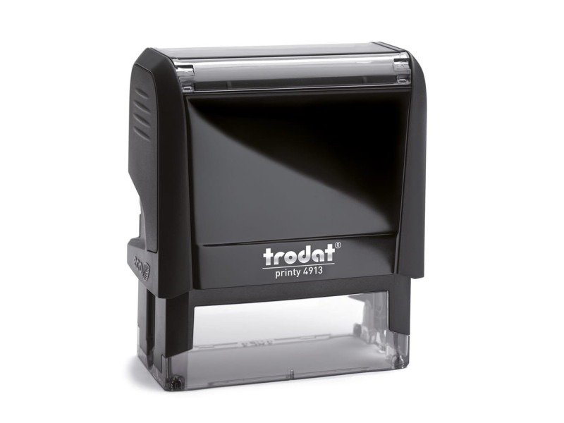 Tampon pour texte Trodat Printy 4.0 4913 noir personalisé - impression rapide pour bureau et organisation