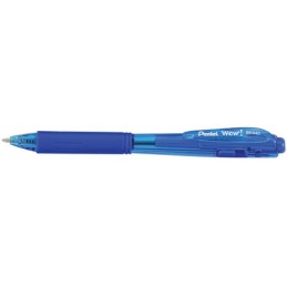 Stylo à bille rétractable Pentel WOW BK440-P - Bleu 1mm pour écriture fluide