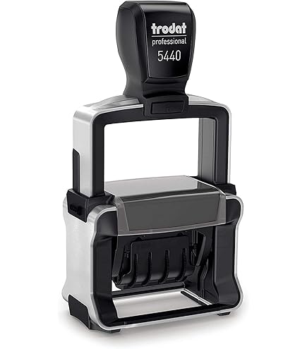 Tampon dateur Trodat 5440 - impression rapide date et texte pour bureau et correspondance