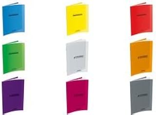 Cahier Conquerant 170 x 220 mm Séyès Polypro Incolore - 96 Pages Grands Carreaux pour École