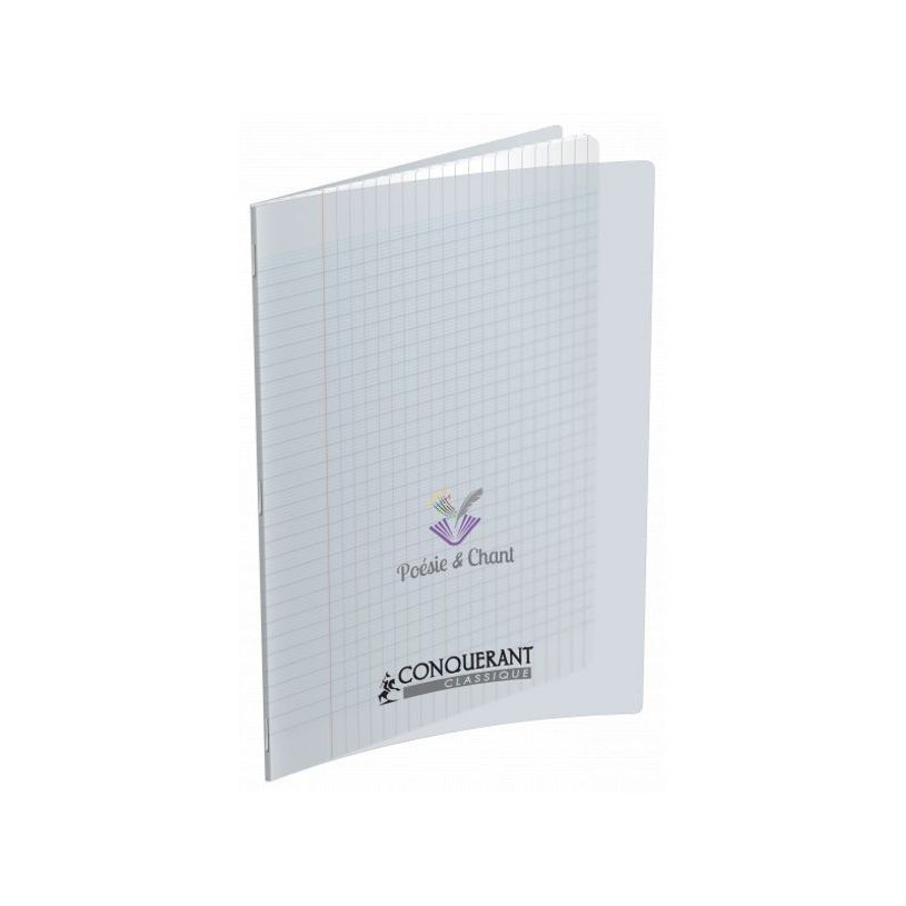 Cahier de poésie et chant Conquérant Classique - A4 96 pages Seyes pour Écriture et Création