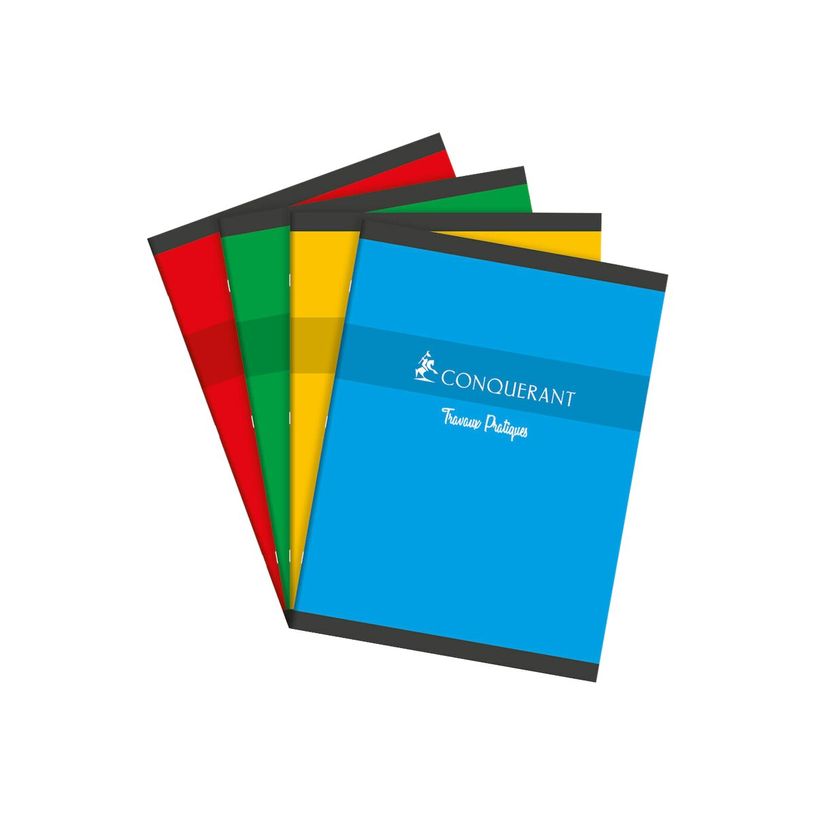 Cahiers travaux pratiques Oxford Office Conquerant Sept - 24x32 cm, 48 pages 70g + 48 pages dessin 90g pour école