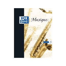 Cahier de musique Oxford - 170 x 220 mm Séyès Portées 48 pages pour étudiants et musiciens