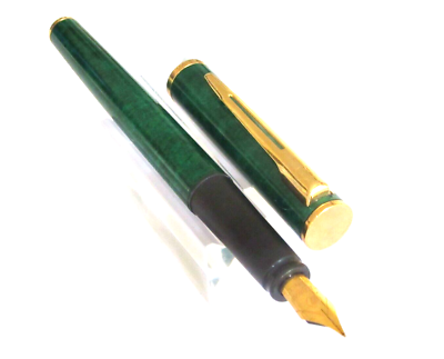 Stylo plume WATERMAN Apostrophe Vert foncé - Écriture élégante pour bureau et école