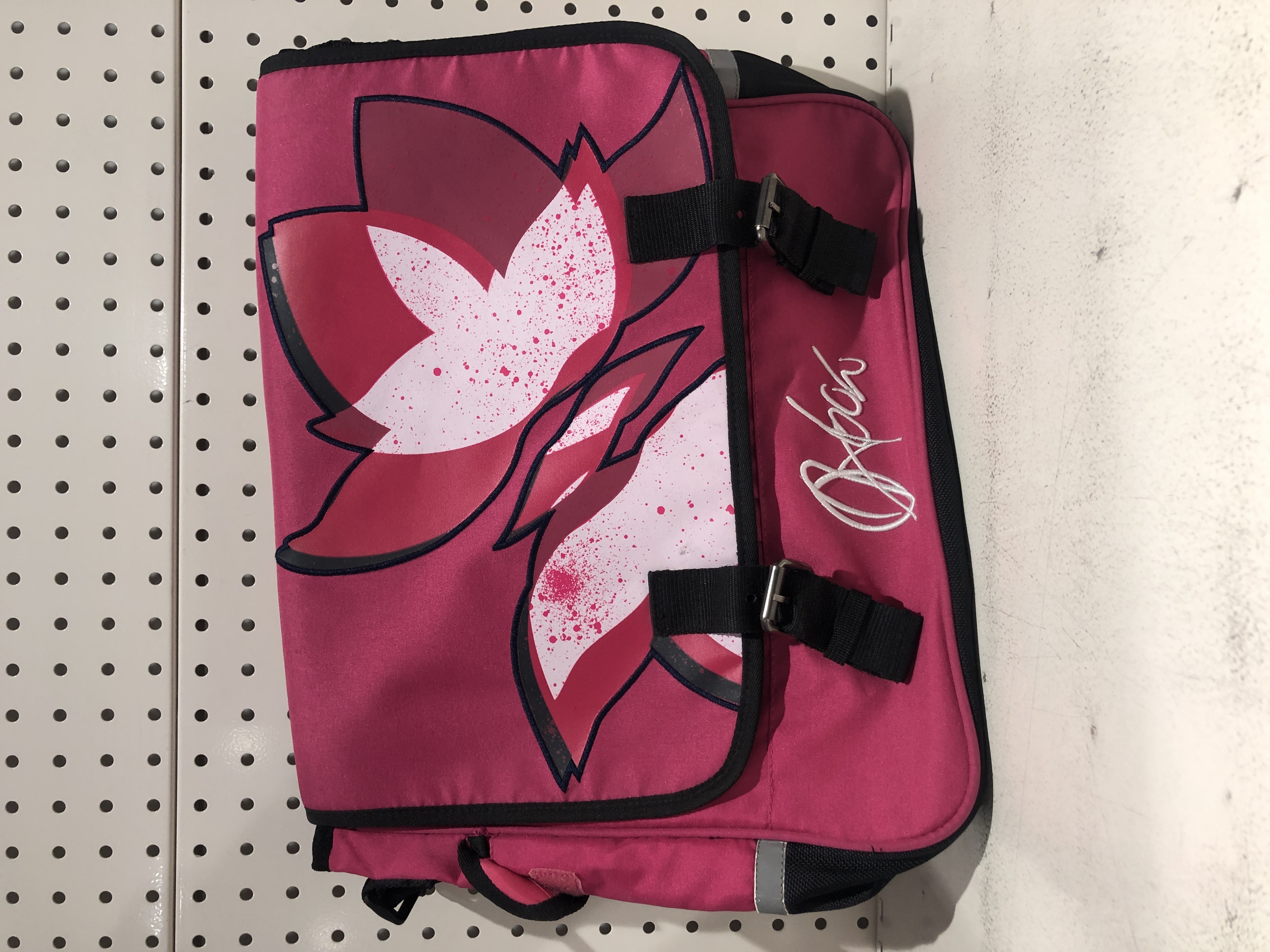Sac bandoulière Hamelin - Rose - Dimensions pratiques pour usage quotidien et organisation scolaire