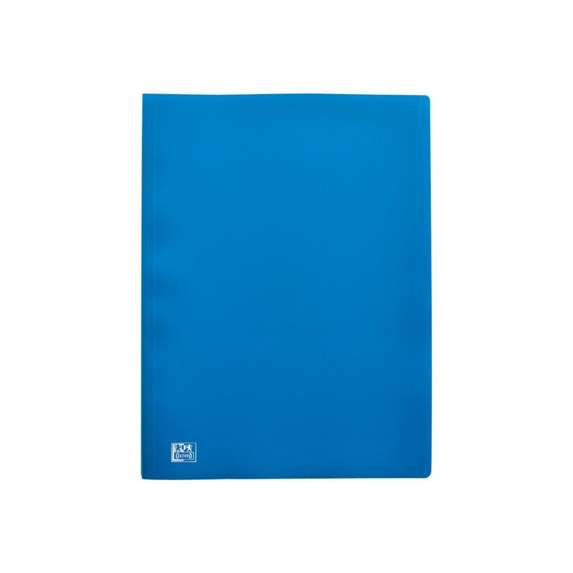 Protège-documents Oxford Initial A4 - 80 vues 40 pochettes polypro bleu pour organisation