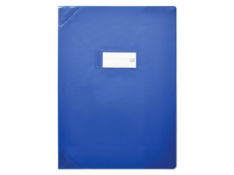 Protège-cahier Oxford STRONG LINE - 240 x 320 mm, bleu - protection durable pour cahiers scolaires et bureau