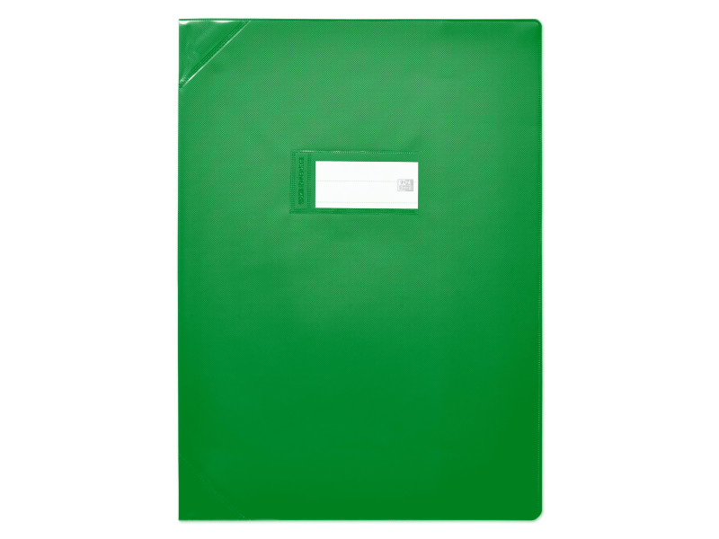 Protège-cahier Oxford STRONG LINE - 240 x 320 mm, vert - pour cahiers et classeurs scolaires
