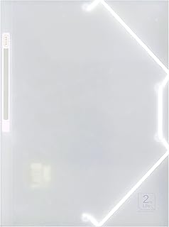 Pochette 3 rabats transparente - Format A4, 3 rabats, plastique transparent pour documents