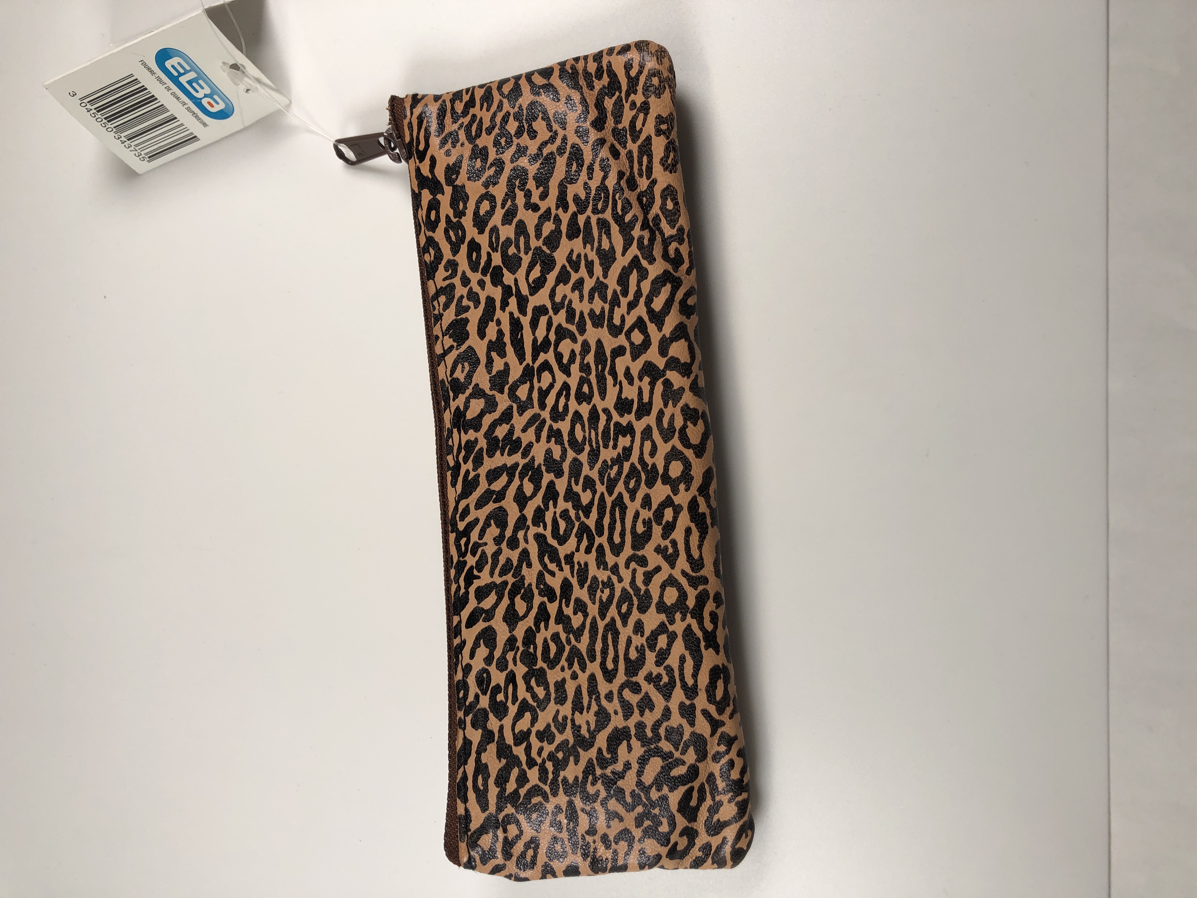 Trousse rectangulaire Elba Panthère - Imprimé animal, Fermeture éclair