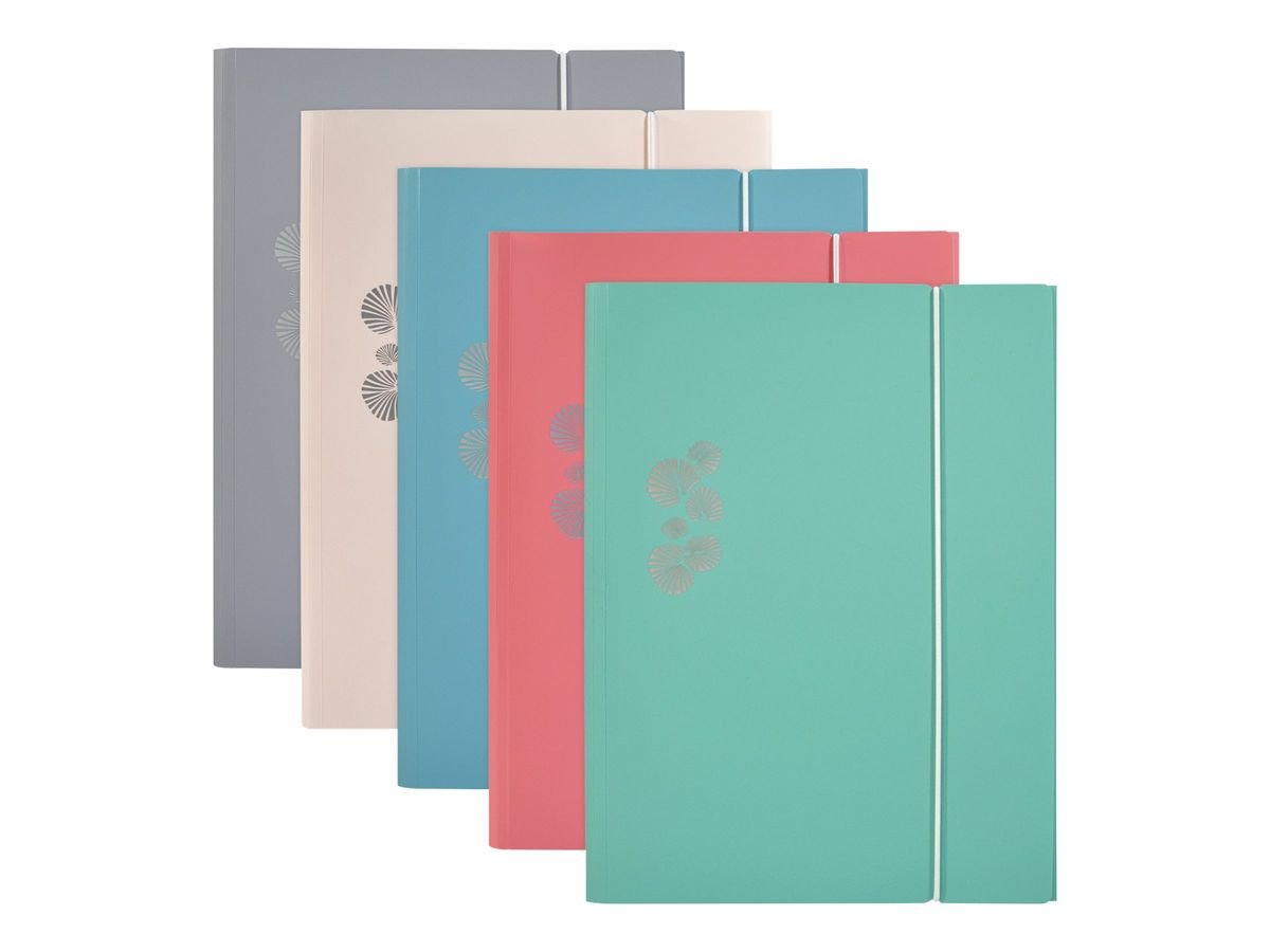 Pochette illustrée Elba - Accessoire de rangement pour documents A4, compatible bureau et école