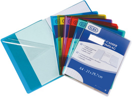 Protège-cahier Oxford Cristal Luxe - 170x220 mm incolore à rabat pour fournitures scolaires