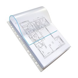 Pochettes à soufflet ELBA A4 PP 0.20mm avec grand rabat - Pour documents et archives