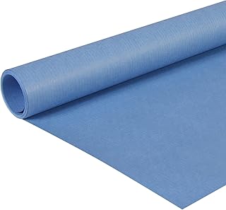 Papier Kraft Recyclé Clairefontaine 95713C - Rouleau 3x0,70m 65g Bleu France - Emballage Cadeau et Loisirs Créatifs