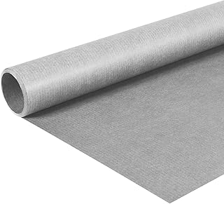 Papier Kraft Recyclé Clairefontaine 95732C - 3x0,70m 65g Gris - Pour Emballage Cadeau et Loisirs Créatifs