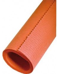 Papier Kraft Recyclé Clairefontaine 95758C - Rouleau 3x0,70m 65g Orange - Pour Emballage Cadeau et Loisirs Créatifs