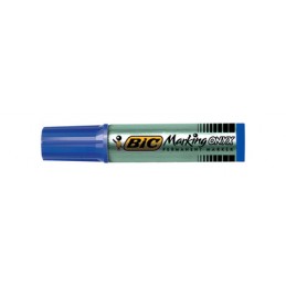 Marqueur permanent Bic Marking Onyx 1482 - Pointe ogive Bleu pour surfaces multiples