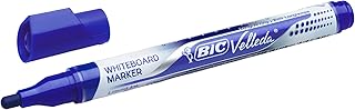 Marqueur effaçable à sec BIC Velleda Pocket - Bleu Pointe ogive moyenne pour tableau blanc