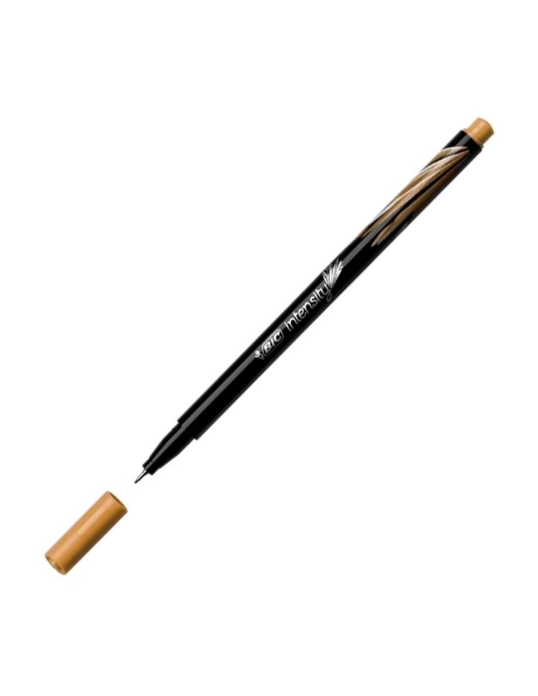 Feutre d'écriture Bic Intensity Fine Marron - Pointe 0,4mm Précision Écriture Fine pour Bureau et École