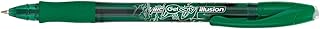 Stylo gel effaçable Bic Gelocity Illusion - Pointe 0,7 mm, encre verte pour écriture précise