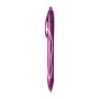 BIC Gel-ocity Stylo Gel 0.7mm - Écriture Fluide, Prise Confortable, Couleur Prune