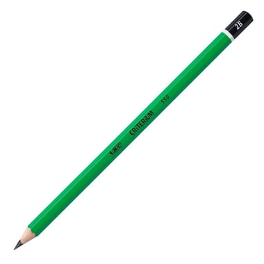 Crayon à papier Bic Critérium 550 - Mine 2B pour dessin et écriture polyvalente