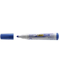 Marqueur tableau blanc Bic Velleda 1701 ECOlutions - Bleu, pointe fine, effaçable à sec pour école ou bureau