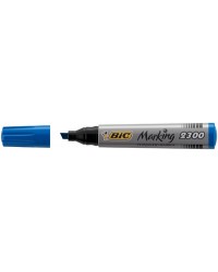 Marqueur permanent Bic Marking 2300 Ecolutions - Bleu, Usage général, Écriture sur surfaces multiples