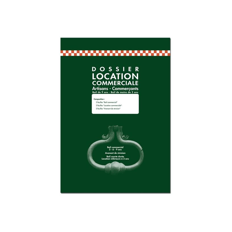 Dossier Exacompta - Location commerciale Vert pour gestion d'entreprise
