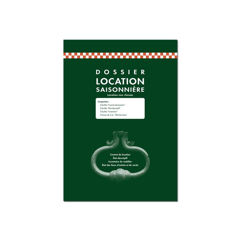 Exacompta - Kit dossier de location pour logement saisonnier
