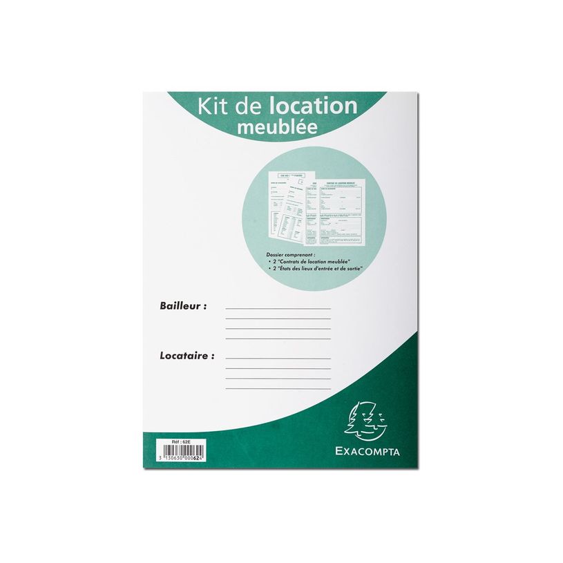 Kit dossier location Exacompta - Usage habitation principale meublée