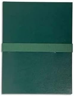 Chemise à dos extensible Exacompta 633E - Balacron, 1 rabat, sangle auto-agrippante, 24x32 cm, pour documents A4, vert foncé