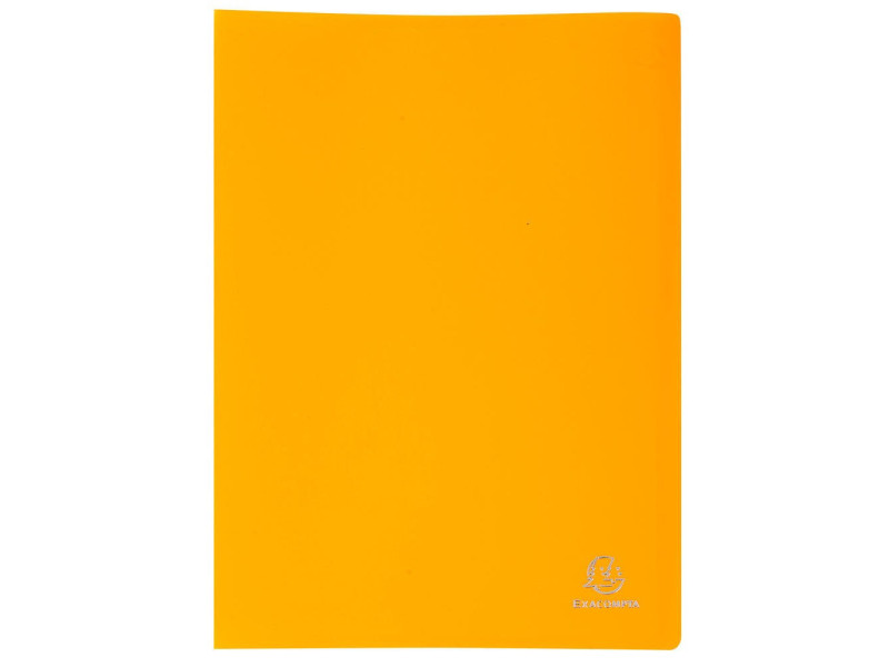 Protège-documents Exacompta A4 - 10 pochettes en polypropylène 400 microns jaune pour classement et organisation scolaire