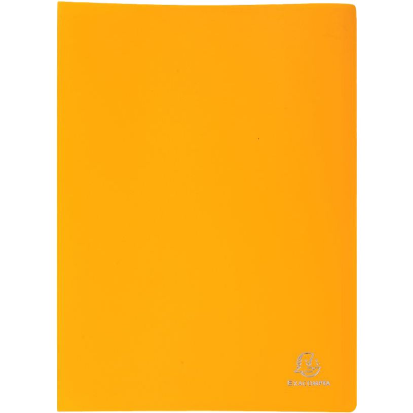 Protège-documents Exacompta OPAK Réf. 8529E - 20 pochettes antireflet 40 vues pour A4 24x32 cm polypro jaune