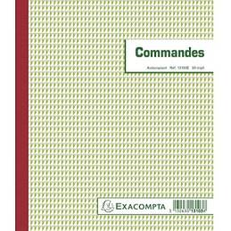 Manifold Commandes Exacompta 210 x 180 mm Tripli Autocopiants - Pour gestion de commandes