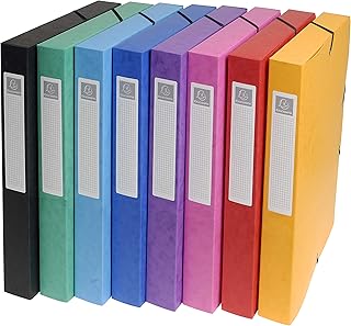 Boîtes de classement Exacompta EXABOX - 25 mm, Carte, Assorti, pour organisation de documents