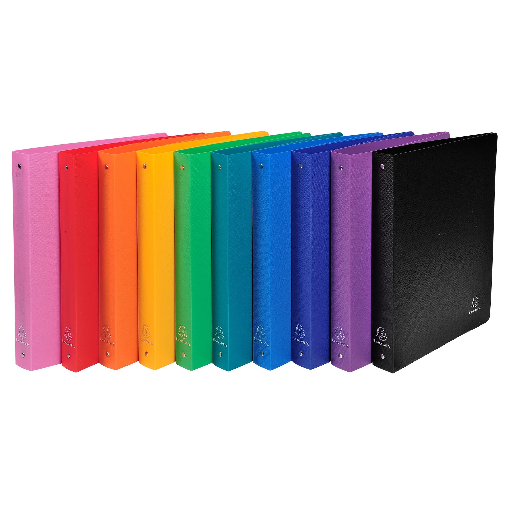 Classeur A4 Polypro - Dos 25 mm, 4 Anneaux, Rangement Documents, Bureau et École