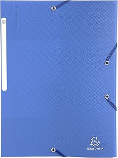 Chemises Exacompta 55690E - Polypropylène A4 Coloris Assortis pour Documents Bureau