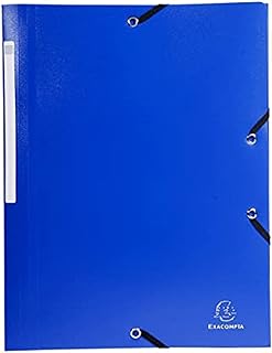 Chemise à élastiques 3 rabats PP opak - A4 - Couleurs assorties pour organisation de documents