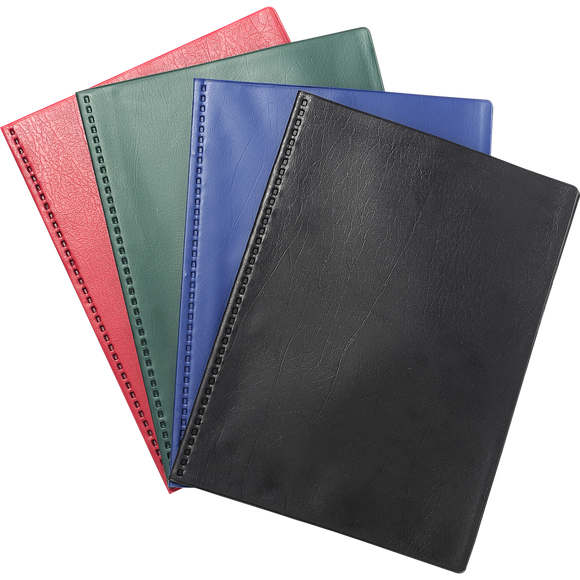 Protège-documents Exacompta Vega opaque - 20 vues A4 PVC - Couleurs assorties pour organisation