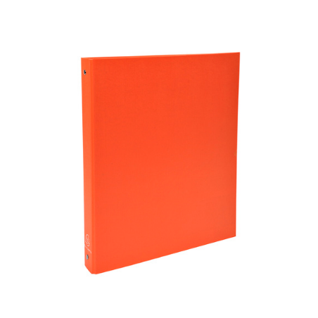 Classeur rembordé Exacompta A4 4 anneaux 40 mm orange pour organisation scolaire et bureau