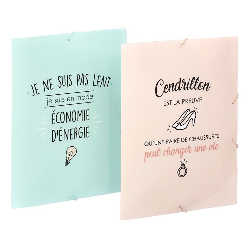Chemise à rabats Viquel Edition Limitée - Format A4 - Modèles Variés pour Documents