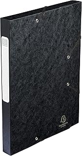 Classeur à levier Exacompta Archivio Noir - Dos 40 mm pour archivage documents bureau