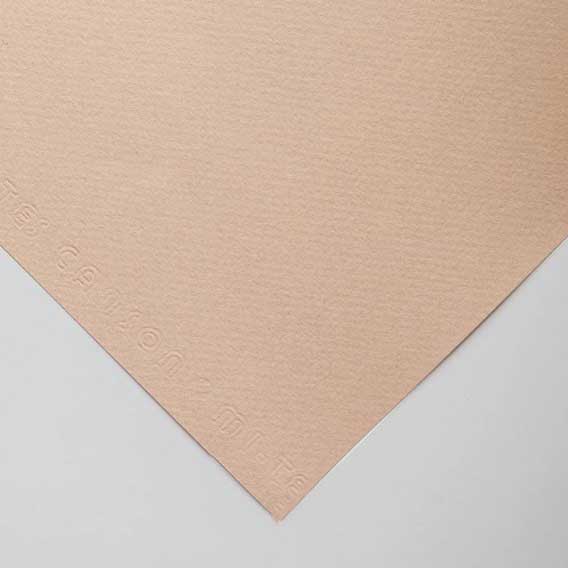 Papier Mi-teintes Canson - 50x65cm 160g/m2 Rose Muraille - Idéal pour Dessin et Pastel