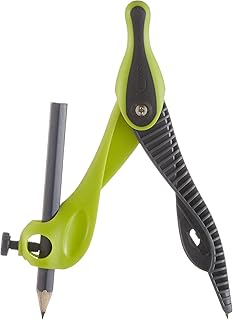 Compas Kid'Z MAPED 46141 - Ergonomie Bi-Matière Bague Sécurité Apprentissage Couleurs Assorties