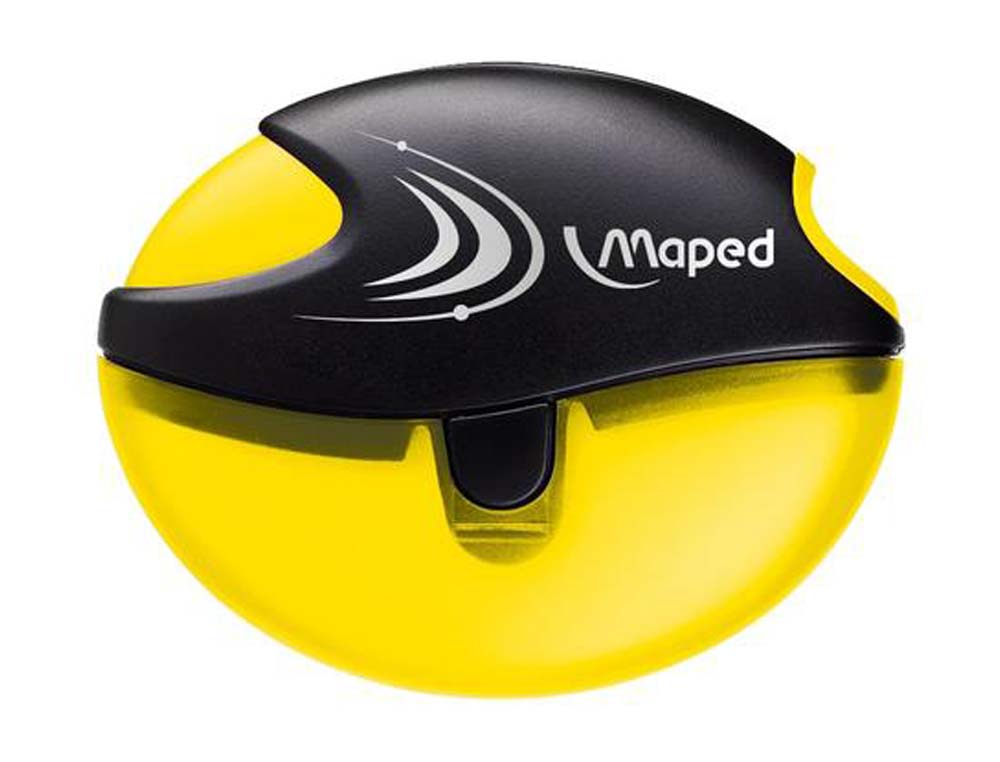 Taille-crayon Maped Galactic - 1 trou - plastique - pour crayons standard - fournitures scolaires été rentrée