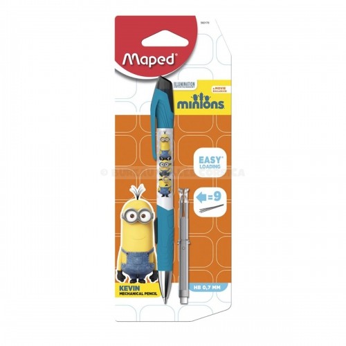 Porte-mine Maped - 0.5 mm Mine Rétractable pour Écriture Précise et Dessin Technique