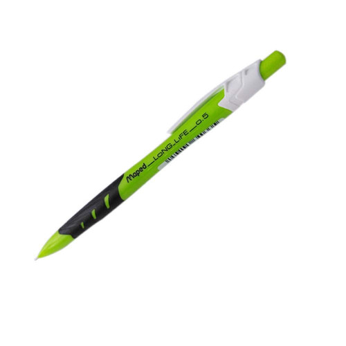 Porte-mines Maped Black'Peps Long Life - 0,5 mm - avec gomme intégrée - pour écriture et dessin scolaire