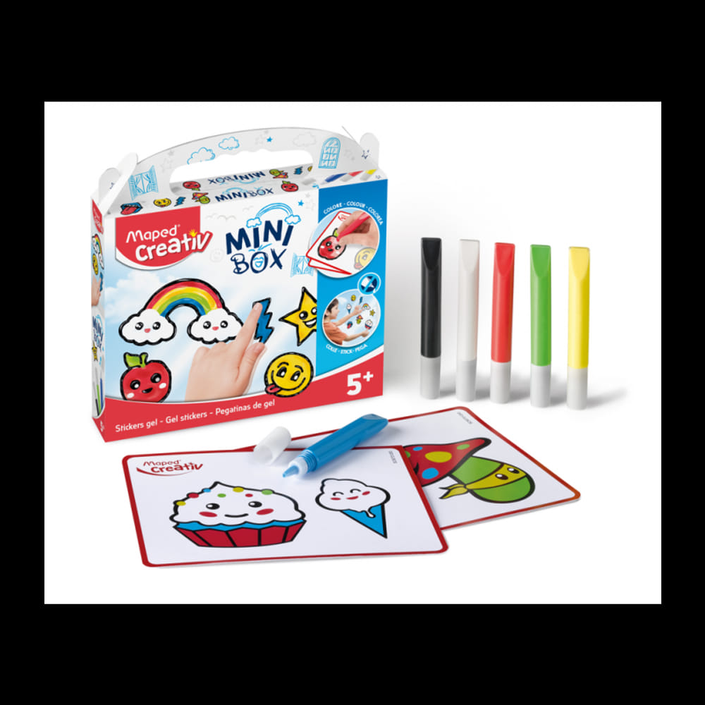 Coffret Mini Maped Stickers Gel - Kit créatif pour enfants avec stickers et gel coloré